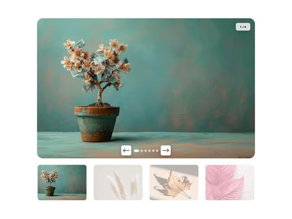 Thumbnail Slider - Modern media navigation slider